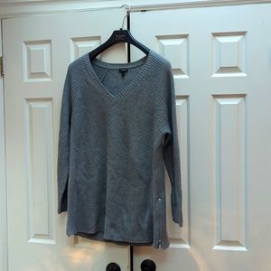 Torrid tunic length grey sweater